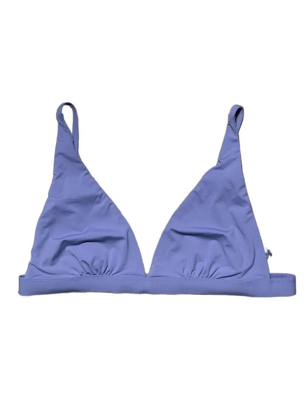 Drippin’ Daisy’s Periwinkle Women's Triangle Bikini Top - Size: XL - No Padding